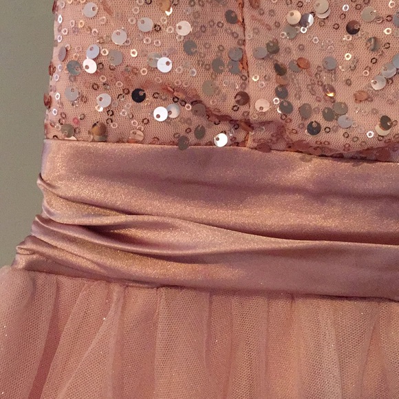 MACY’s Speechless Sweetheart Strapless Sequin Tulle Dress💕✨ C - Picture 2 of 4